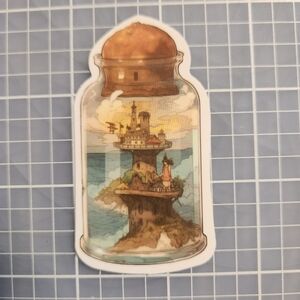 10/$10 Stickers Nature Bottle Ocean